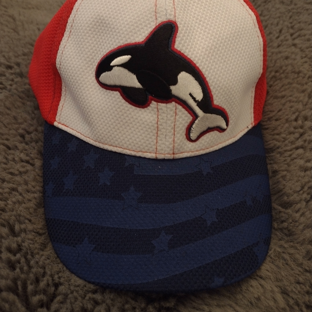 SeaWorld America Flag Youth Baseball Cap.